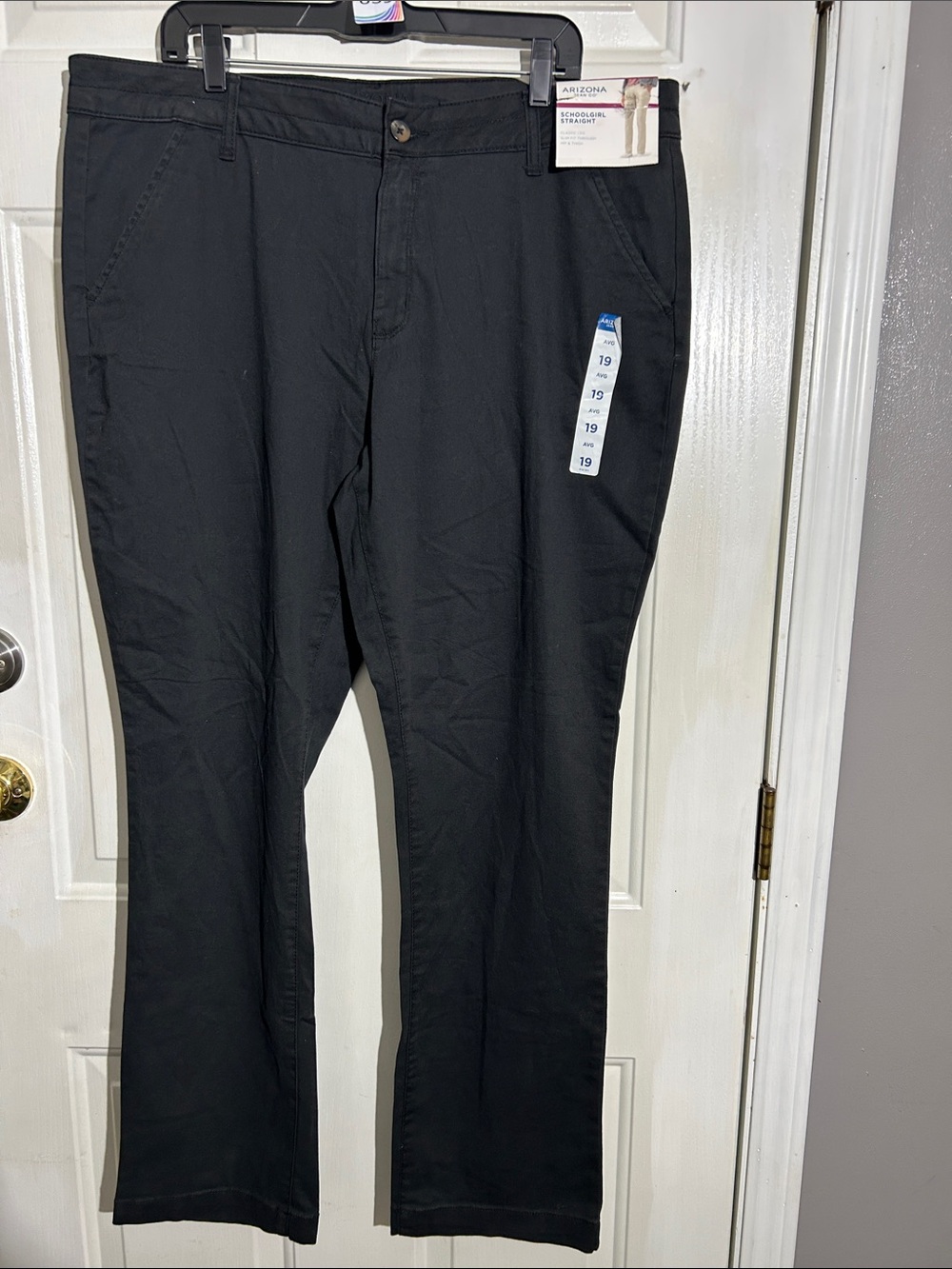 Arizona Jean Company Ladies  Black Chinos - Classic Fit